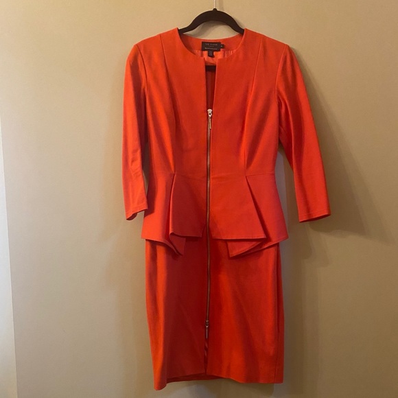 Ted Baker Peplum Jamtye Dress - Picture 3 of 5